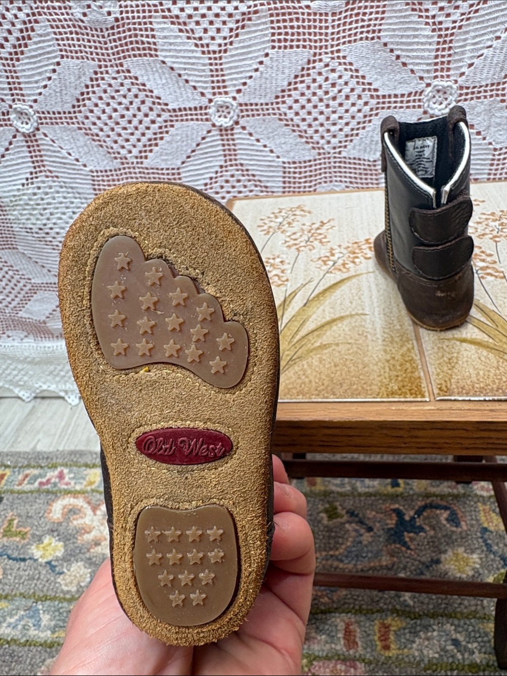Old West Toddler Cowboy Boots – Size 3 - Picture 5 of 10